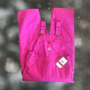 Carhartt Bib Overalls Quilt Lined